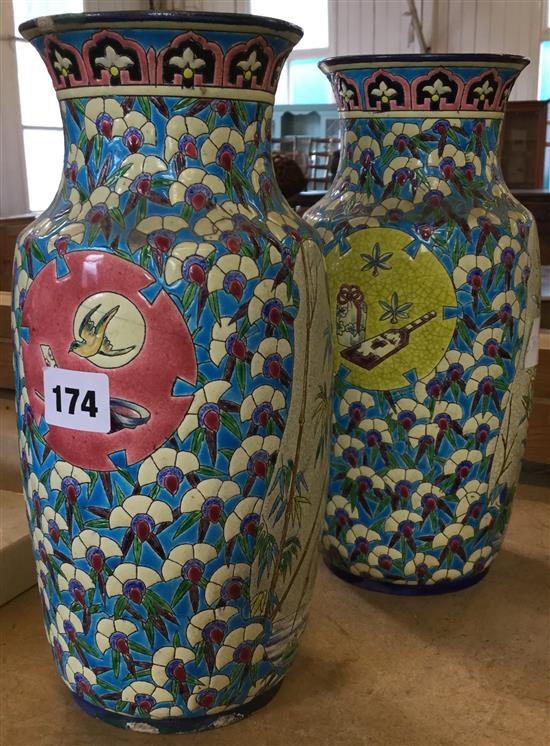 Pair of Oriental vases